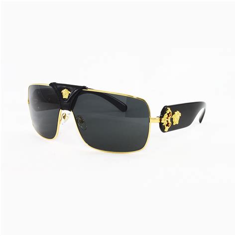 versace glasses rose gold|Gold Versace glasses for men.